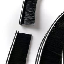 Clip On Profile Flexible Thermoplastic Rubber Strip Brush thumbnail-2