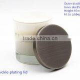 86mm Black Nickle Plating Candle Lid thumbnail-1