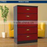 Living Room Cabinets Steel Dresser Metal Multi Drawer Chest For Home thumbnail-4