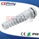 Black IP68 PA Bend Proof Cable Gland