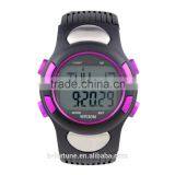 LP1365 Plastic Case LCD Stainless Steel Case Back Pedometer Crane Sports Heart Rate Monitor Sports Watch thumbnail-2