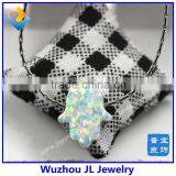 925 Sterling Silver Chain White Opal Hamsa Bracelet thumbnail-4