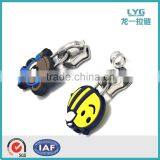 Star Zip Slider Insert Type Anti Silver Shiny Cartoon Charm Metal Zinc Alloy Zipper Puller