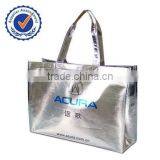 Silver Laminated Shopping Bag