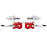 925 Sterling Sliver Cuff Links Custom Design Gun Cufflinks thumbnail-5