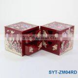 High End Classical Small Wooden Jewelry Boxes Wholesale thumbnail-1