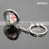 Italy Firenze Souvenirs Customized Spinning Scenery Dice Rotate Metal Revolve Dice Key Ring thumbnail-3