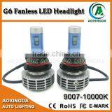 2016 New Generation 7G 6G 8G LED Headlight G6 Fanless Design All in One Headlight Kit 9004 9007 thumbnail-2