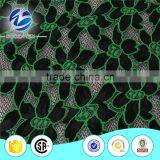 Fluorescent Green Fancy French Chantilly Lace Fabric