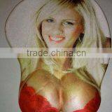 3 D Computer Mouse Pad With Gel Wrist Rest SEXY Design