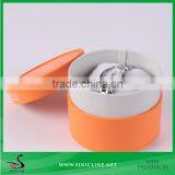 Sinicline Customized Round Packing Box for Watchs With Pillow Inside
