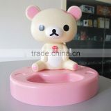 Bear figure ABS SGS material toy for children