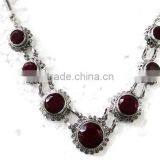 Sterling Silver 925 Gemstone handmade Nacklace