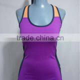 2014-2015 Fashion Stretch Yard Dye Sleeveless Shirt Fitness Wear thumbnail-1