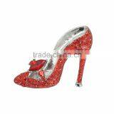 Korean Fashion Diamond Alloy Jewelry Wholesale High Heels Shoe Brooch thumbnail-2