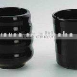 Top Quality Black 30ml Plastic 100% Melamine Drinking Tumbler