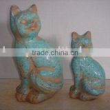 Ceramic cat,Garden decoration