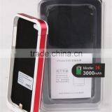 hot selling 3000mAh portable battery charging cover case for iPhone 5s backup battery case, power cover case for iPhone 5