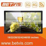 IPhone Style 65'' Inch 1920*1080 HD Wifi 3G Tablet LCD Display With VGA,HDMI,DVI