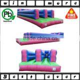 Double Lanes Inflatable Bungee Run Equipment