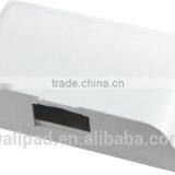 2015 Wholesaler Luxury Wallpad for Wall Switch Socket Outlet Double 86 Type White Waterproof Electrical Plastic Box Enclosures thumbnail-1