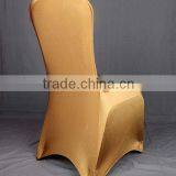 Light brown spandex chair cover for wedding