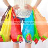 Polyester Recyle Strawberry Shape Shopping Bag for Market thumbnail-2