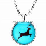 Princess Christmas Necklace For Baby Children Gold Long Chain Stone Necklace thumbnail-1