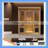 4 Person Luxury Design of Red Glass Heater Far Infrared Sauna thumbnail-1