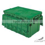 Plastic Lid Flip Top Storage and Distribution Plastic Tote thumbnail-2