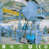 CE Approved Disk Circular Wire Cleaning Machine / Useful Rebar Shot Blasting Machine