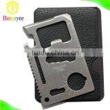 Stainless Steel 11 in 1 Pocket Survival Knife Credit Card thumbnail-4