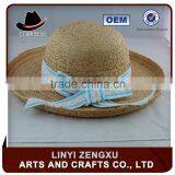 Any Size Natural Grass Paper Straw Boater Hat