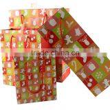 Wholesale Handmade Matt Lamination Christmas Packaging Gift Bags With Handles thumbnail-3