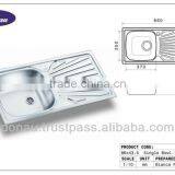 43,5 x 86 304 0,5mm Inset Sink thumbnail-1