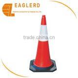 100cm Plastic Traffic Cone With Reflective Tape