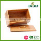 2016 Most Popular Design Bamboo Bread Bin/wood Bread Box With Lid thumbnail-4