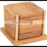 Hot Sale High Quality Professional Wooden Water Mug Cup Heat Insulated Pad Coaster thumbnail-1