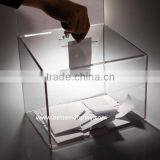 Custom Clear Plexiglass Money Box