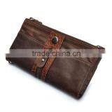 Vintage Men's Business Wallets Customized Genuine Leather Wallet
