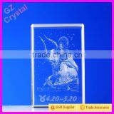 50*50*80mm 3D Photo Crystal Glass Cube thumbnail-4