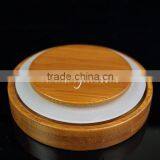 Top Quality Borosilicate Glass Jar With Wood Lid thumbnail-2