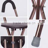 Anti-skid Walking Cane Frame Foldable Walking Stick With Chair thumbnail-3
