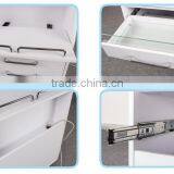 White Wooden UV Sterilization Beauty Nail Salon Trolley thumbnail-3