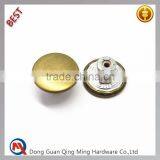15mm Cheap Brass Snap Button Plain Jean Button