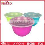Modern Kitchen Use Multicolor Non-toxic Durable Plastic Microwave Bowl With Lid thumbnail-3