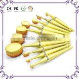 Bling Bling New Design 10 Pieces Oval Multi-purpose Toothbrush Makeup Brush Sets Professional Pink Makeup Oval Brush thumbnail-4