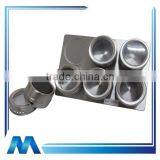 6 in 1 Magnetic Stainless Steel Spice Jar Rack