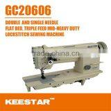 Keestar GC20606 Single/double Needle Walking Foot Lockstitch Sewing Machine thumbnail-1