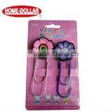 Big Flower Paper Clip Bookmarks